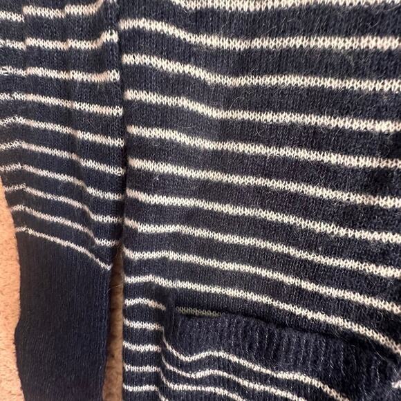 Aerie Mohair Blend Button-Up Nautical Striped Cardigan Womens Sz. S - Picture 4 of 8